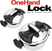 Picture of Royalty Line RL-28PS8LM: 28cm Marble Coated Pressure Cooker - 8L