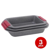 Image de Platinum Cookware PL-CS1003S: Ensemble de 3 moules à pâtisserie