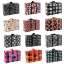 Image de Comfy Nest CN-02539: Lot de 10 sacs de courses réutilisables non tissés assortis avec poignées renforcées et poche avant – 50 cm x 35 cm x 20 cm