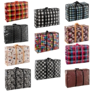Image de Comfy Nest CN-02560: Lot de 10 sacs d'épicerie et de courses non tissés assortis avec poignée renforcée – 80 cm x 60 cm x 27 cm