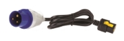 Afbeeldingen van APC AP8659EU3 - Switched & Metered-by-Outlet PDU, ZeroU, 16A, 230V, (21x) C13 & (3x) C19, IEC 309 16A stekker