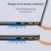 Image de ASUS ExpertBook P3 P3405CVA-LY0267X Intel® Core™ i7 i7-13620H Ordinateur portable 35,6 cm (14") WUXGA 32 Go DDR5-SDRAM 1 To SSD Wi-Fi 6 (802.11ax) Windows 11 Pro Belge Gris