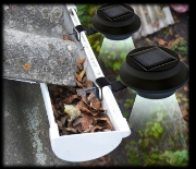 Picture of Genius Ideas Rain Gutter Solar Light- Set of 3