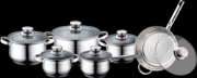 Picture of Royalty Line RL-1231: 12 Pieces Cookware Set with Glass Lid