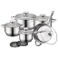Image de Royalty Line RL-1232: Batterie De Cuisine en Acier Inoxydable De 12 Pièces