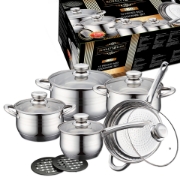 Picture of Royalty Line RL-1232: 12 Pieces Stainless Cookware Set