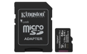 Afbeeldingen van Kingston Technology 64GB microSDXC Canvas Select Plus Gen3 100MB/s A1 kaart + adapter