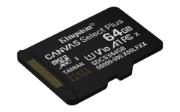 Afbeeldingen van Kingston Technology 64GB micSDXC Canvas Select Plus Gen3 100R A1 enkel pakket zonder ADP