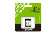 Image de Kingston Technology 64 Go SDXC Canvas Select Plus Gen3 100 Mo/s C10 UHS-I U1 V10