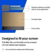 Picture of HP 16 Widescreen Laptop Privacy Filter