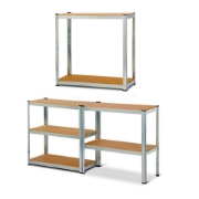 Picture of Herzberg HG-8027:Galvanized Storage Shelf