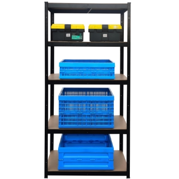 Show details for Herzberg HG-8027BLK: Black Coated Storage Shelf Picture of Herzberg HG-8027BLK: Black Coated Storage Shelf