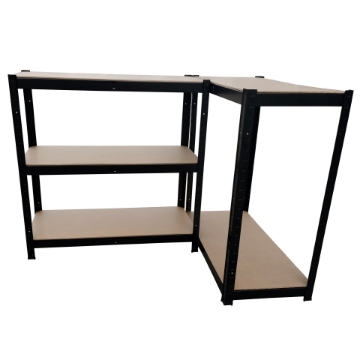 Show details for Herzberg HG-8027BLK: Black Coated Storage Shelf Picture of Herzberg HG-8027BLK: Black Coated Storage Shelf