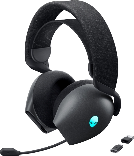 Image de Alienware AW725H Casque Avec fil &sans fil Arceau Gaming USB Type-C Bluetooth Noir