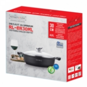 Picture of Royalty Line RL-BR30M: Marble Shallow Soup Pot 30cm