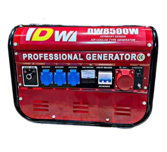 Picture of DW DW-8500W: 6.5HP Professional Gasoline Generator - 2500W