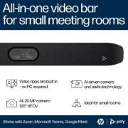 Picture of Poly Studio X32 All-In-One Video Bar No Power Supply TAA