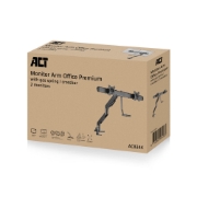 Picture of ACT Monitor arm 32" office premium, gas spring, crossbar, 2 monitors