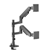 Picture of ACT Monitor arm 49" office premium, gas spring, pole mounted, 2 monitors