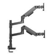 Picture of ACT Monitor arm 49" office premium, gas spring, pole mounted, 2 monitors
