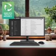 Afbeeldingen van ACT Draadloos toetsenbord en muisbundel (Azerty), stille klik, milieuvriendelijk, gemaakt van gerecycled materiaal