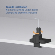 Picture of ACT Monitor arm 49" office premium, gas spring, 1 monitor