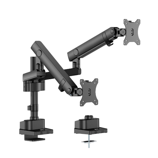 Picture of ACT Monitor arm 35" office solid pro, mechanical spring, 2 monitors