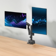 Picture of ACT Monitor arm 35" office solid pro, mechanical spring, 2 monitors