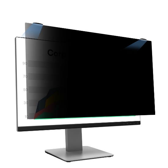 Afbeeldingen van 3M Privacy Filter voor 25in Volledig Scherm Monitor met COMPLY™ Magnetische Bevestiging, 16:9, PF250W9EM