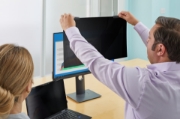 Afbeeldingen van 3M Privacy Filter voor 25in Volledig Scherm Monitor met COMPLY™ Magnetische Bevestiging, 16:9, PF250W9EM
