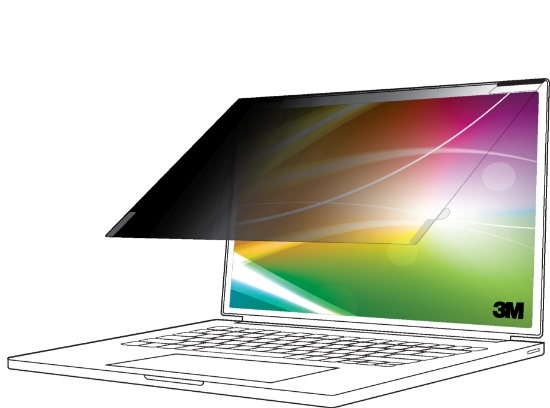 Image de 3M Filtre de confidentialité de l'écran lumineux pour Apple® MacBook Pro® 14 M1-M4, 16:10, BPNAP003
