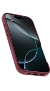 Picture of OtterBox Symmetry Series Cactus Leather for MagSafe for iPhone 16 Pro, Maroon Bells