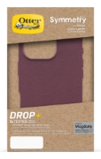Picture of OtterBox Symmetry Series Cactus Leather for MagSafe for iPhone 16 Pro, Maroon Bells