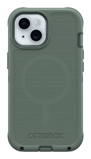 Image de OtterBox Defender Series pour MagSafe pour Apple iPhone 16e/15/14/13, Forest Ranger
