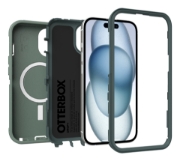 Image de OtterBox Defender Series pour MagSafe pour Apple iPhone 16e/15/14/13, Forest Ranger