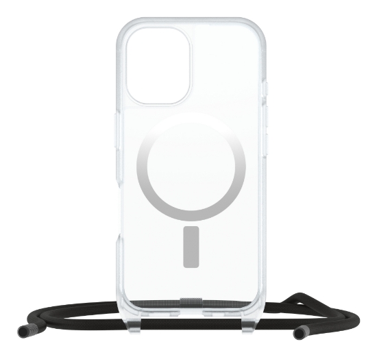 Image de OtterBox React Necklace Series pour MagSafe pour iPhone 16, Clear
