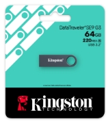 Image de Kingston Technology DataTraveler 64 Go SE9 G3 - Nickel foncé