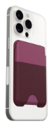 Image de OtterBox Symmetry Cactus Leather Wallet pour MagSafe pour iPhone 16, Maroon Bells