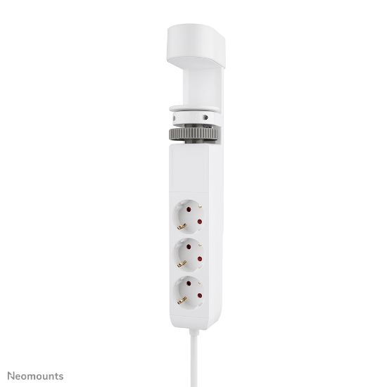 Afbeeldingen van Neomounts DS22-840WH6 Bureaucontactdoos met klem en USB-C en USB-A poorten - Quick-charge