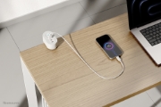Afbeeldingen van Neomounts DS22-840WH6 Bureaucontactdoos met klem en USB-C en USB-A poorten - Quick-charge