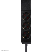 Picture of Neomounts DS22-840BL6 Desk socket with clamp and USB-C and USB-A ports - Quick charge