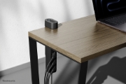Picture of Neomounts DS22-840BL6 Desk socket with clamp and USB-C and USB-A ports - Quick charge
