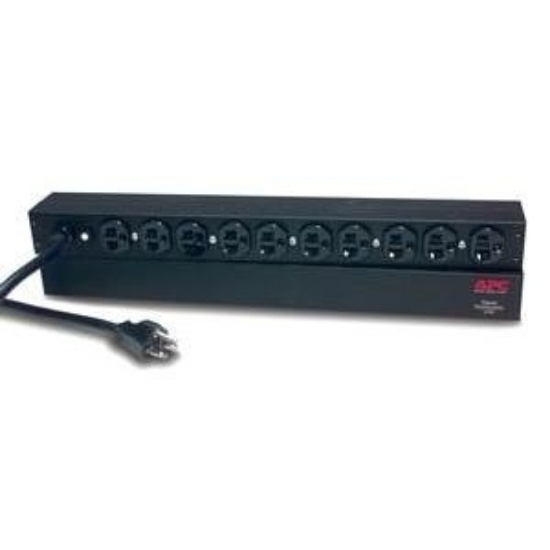 Picture of APC Rack PDU, Basic, 1U, 20A, 120V power distribution unit (PDU) Black