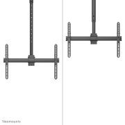 Image de Neomounts CL35-440BL16XL Support de plafond pour écran de 37-70" - h250-300 cm