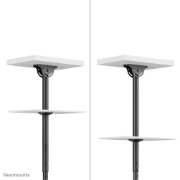 Image de Neomounts CL35-440BL16XL Support de plafond pour écran de 37-70" - h250-300 cm