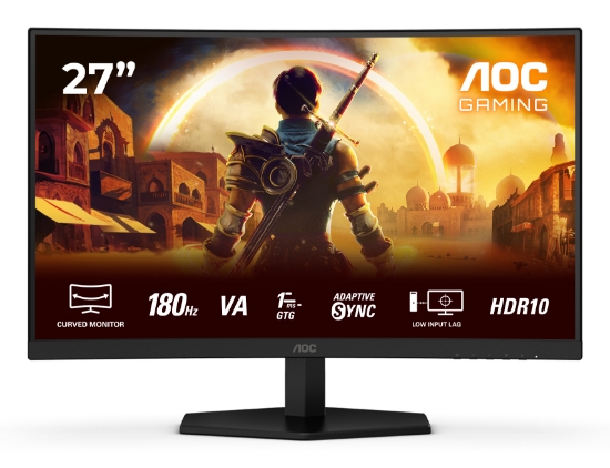 Afbeeldingen van AOC G4 C27G42E computer monitor 68,6 cm (27") 1920 x 1080 Pixels Full HD LED Zwart, Rood