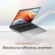 Image de ASUS ExpertBook P1 PM1503CDA-S70036X AMD Ryzen™ 7 7735HS Ordinateur portable 39,6 cm (15.6") Full HD 16 Go DDR5-SDRAM 512 Go SSD Wi-Fi 6E (802.11ax) Windows 11 Pro Belge Gris