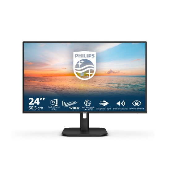 Picture of Philips 1000 series 24E1N1200A/00 LED display 60.5 cm (23.8") 1920 x 1080 pixels Full HD LCD Black