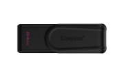 Picture of Kingston Technology DataTraveler 64GB Portable USB 3.2 Gen 1 Exodia S (Black/Black)