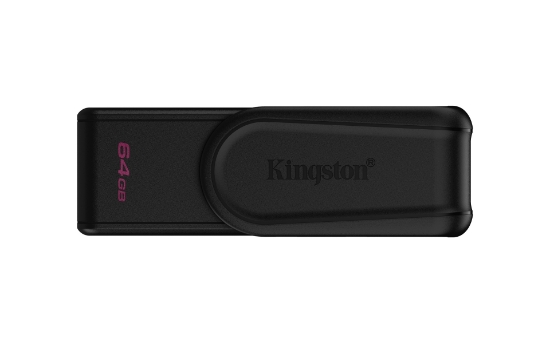 Picture of Kingston Technology DataTraveler 64GB Portable USB 3.2 Gen 1 Exodia S (Black/Black)